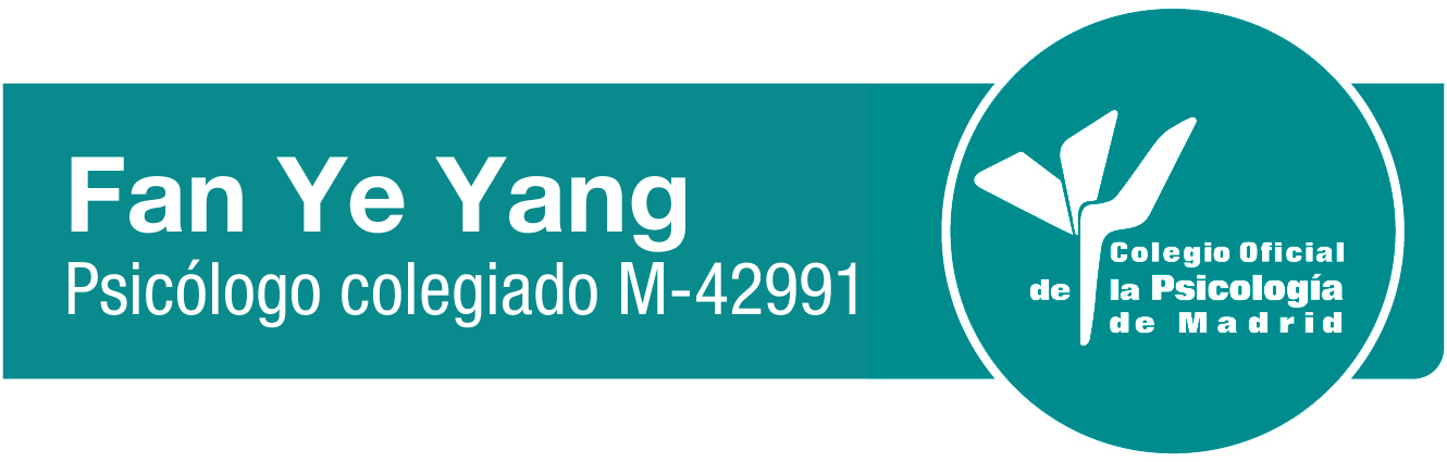 Fan Ye Yang, psicólogo colegiado en el Colegio Oficial de la Psicología de Madrid